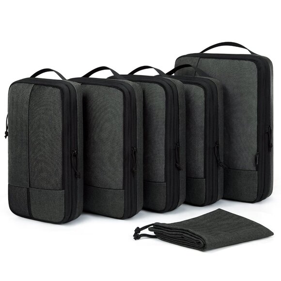 Bagsmart Compression Packing Cubes for Suitcase, 6 Set Travel Packing Cubes - Picture 1 of 2